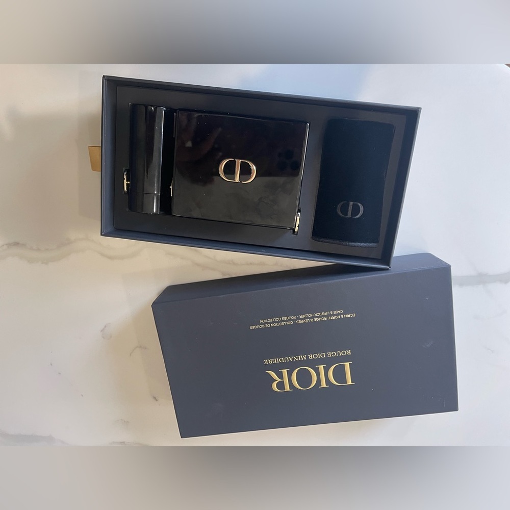 Dior Minaudière Limited Edition 2022 Holiday Case & Lipstick Set NEW - Picture 2 of 14